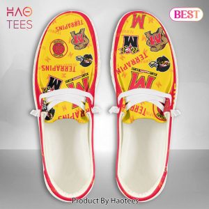NCAA Maryland Terrapins Custom Name Hey Dude Shoes