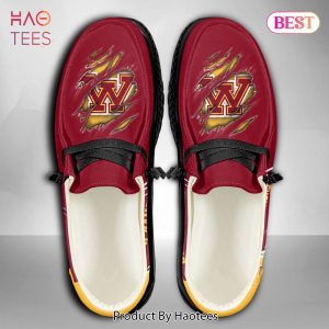NCAA Minnesota Golden Gophers Custom Name Hey Dude Shoes