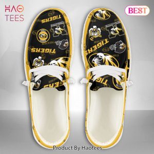 NCAA Missouri Tigers Custom Name Hey Dude Shoes