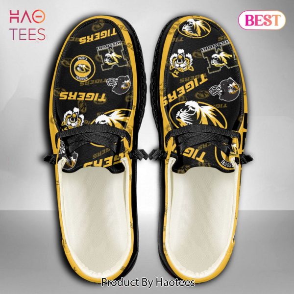 NCAA Missouri Tigers Custom Name Hey Dude Shoes