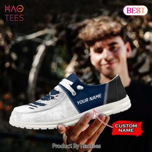 NCAA Nevada Wolf Pack Custom Name Hey Dude Shoes