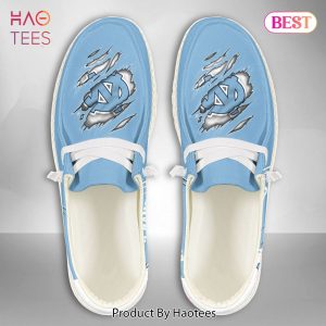 NCAA North Carolina Tar Heels Custom Name Hey Dude Shoes