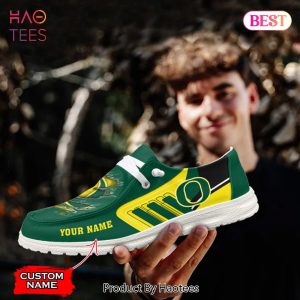 NCAA Oregon Ducks Custom Name Hey Dude Shoes
