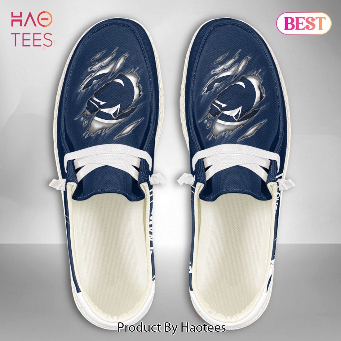NCAA Penn State Nittany Lions Custom Name Hey Dude Shoes