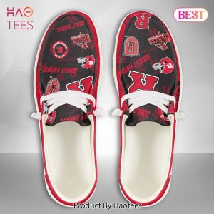 NCAA Rutgers Scarlet Knights Custom Name Hey Dude Shoes