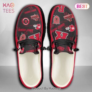 NCAA Rutgers Scarlet Knights Custom Name Hey Dude Shoes