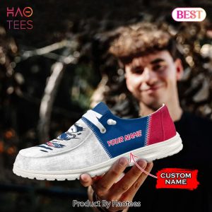 NCAA South Alabama Jaguars Custom Name Hey Dude Shoes