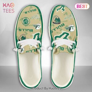 NCAA South Florida Bulls Custom Name Hey Dude Shoes