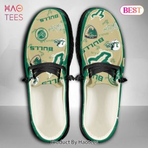 NCAA South Florida Bulls Custom Name Hey Dude Shoes
