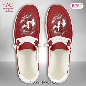 NCAA Stanford Cardinal Custom Name Hey Dude Shoes