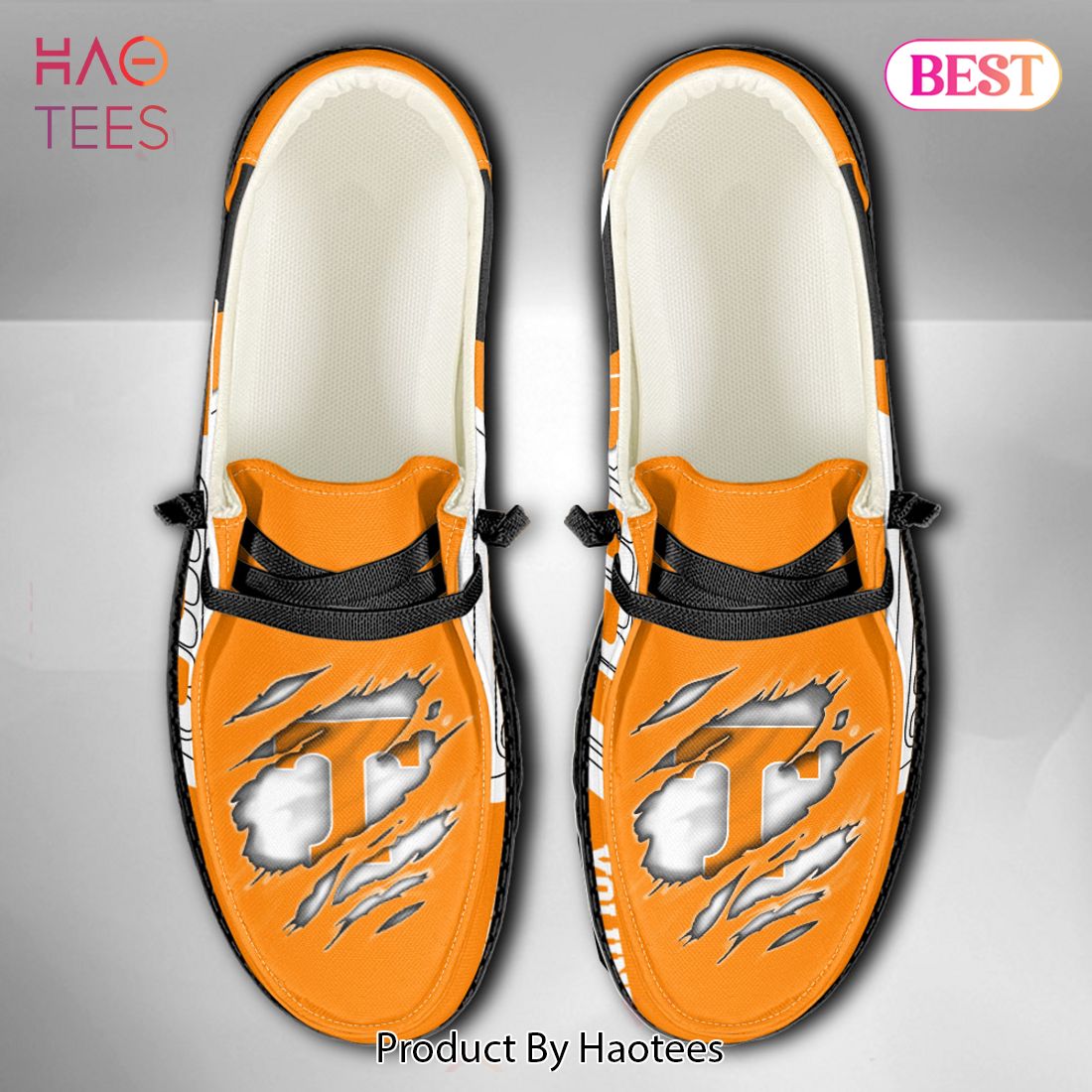 NCAA Tennessee Volunteers Custom Name Hey Dude Shoes NCAA Tennessee Volunteers Custom Name Hey Dude Shoes