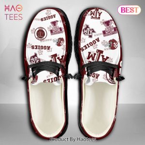NCAA Texas A&M Aggies Custom Name Hey Dude Shoes