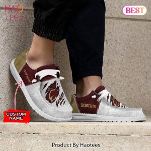 NCAA Texas State Bobcats Custom Name Hey Dude Shoes