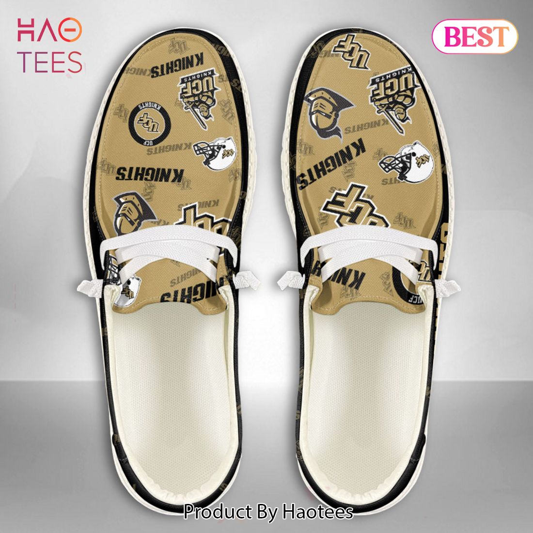 NCAA UCF Knights Custom Name Hey Dude Shoes