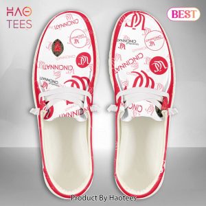 NCAA University of Cincinnati Custom Name Hey Dude Shoes M7