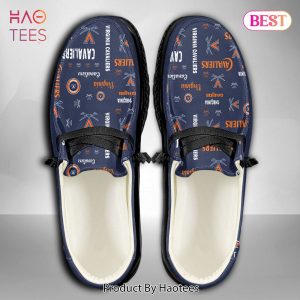 NCAA Virginia Cavaliers Custom Name Hey Dude Shoes