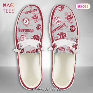 NCAA Washington State Cougars Custom Name Hey Dude Shoes