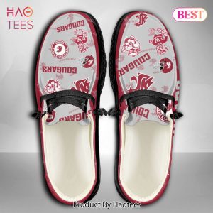 NCAA Washington State Cougars Custom Name Hey Dude Shoes