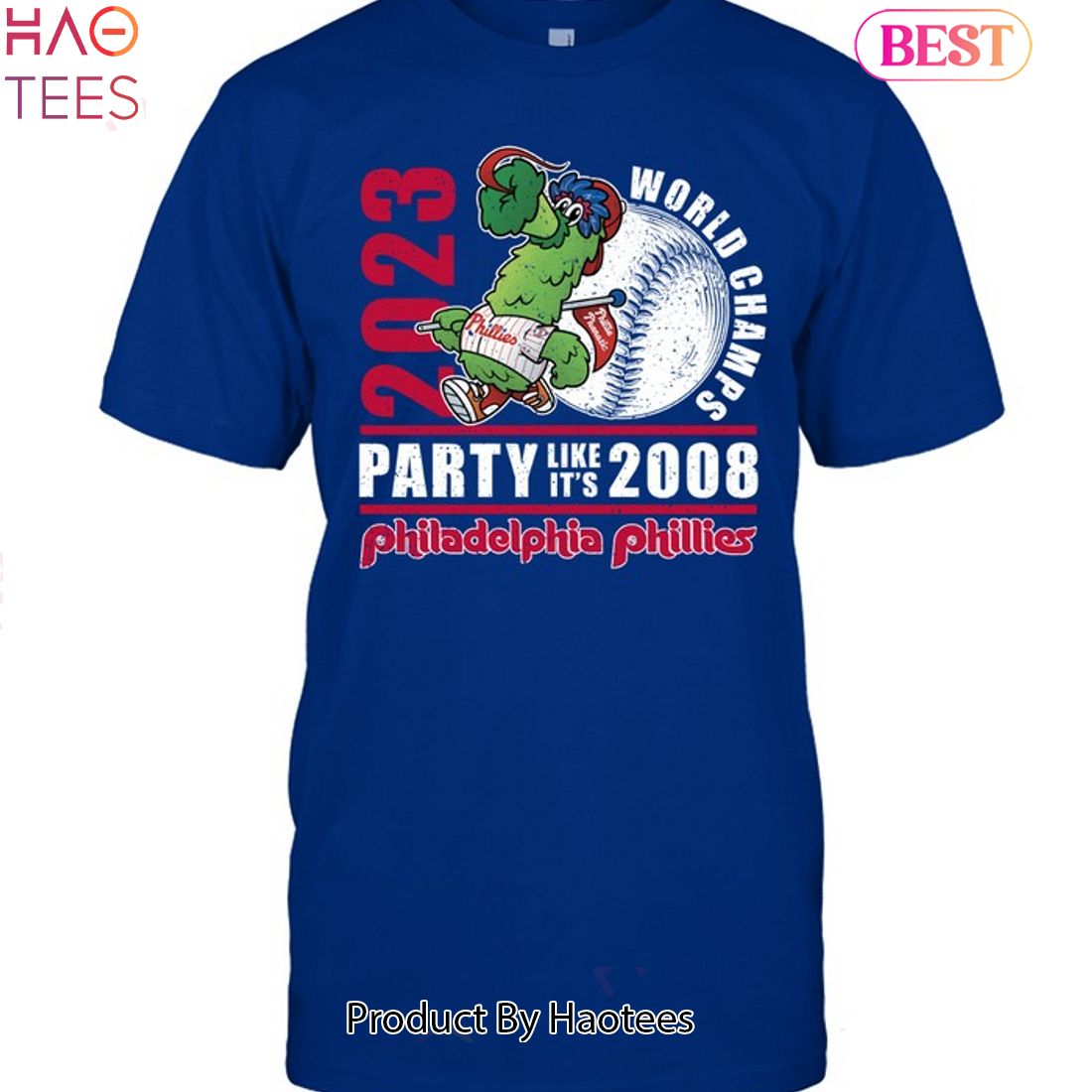 2023 World Champs Party Like It's 2008 Philadelphia Phillies Shirt