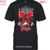 NEW A Woman Love Nebraska Cornhuskers Unisex T-Shirt