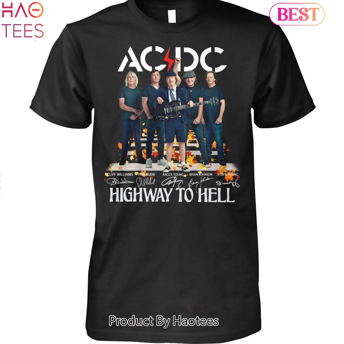 NEW AC DC Highway To Hell Unisex T-Shirt