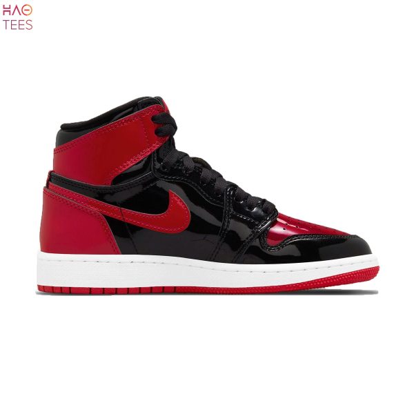 NEW Air Jordan 1 Retro High OG GS Patent Bred
