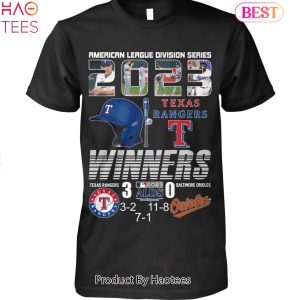 NEW American League Divison Series Winners Texas Rangers Unisex T-Shirt