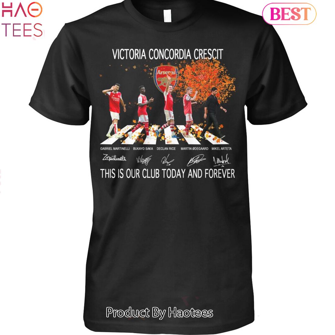 NEW Arsenal Victoria Concordia Crescit This Is Out Club Today And Forever Unisex T-Shirt