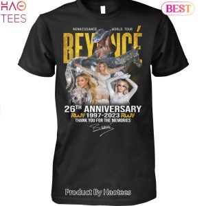 NEW Beyonce Knowles-Carter 26th Anniversary 1997-2023 Thank You For The Memories Unisex T-Shirt