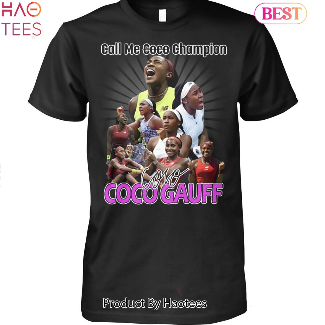 NEW Call Me CoCo Champion Coco Gauff Unisex T-Shirt