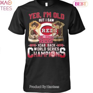 NEW Cincinnati Reds Back 2 Back World Series Champions Unisex T-shirt