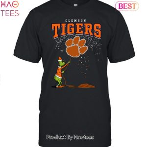 NEW Clemson Tiger Christmas Football Unisex T-Shirt
