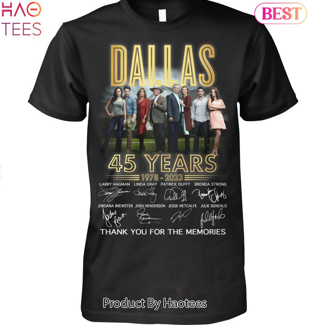 NEW Dallas 45 Years 1978-2023 Thank You For The Memories Unisex T-Shirt