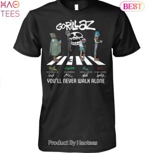 NEW Gorillaz You Will Never Wark Alone Unisex T-Shirt