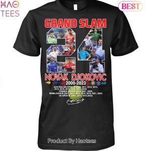 NEW Grand Slam Novak Djokovic 2000-2023 Unisex T-Shirt