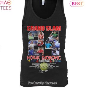 NEW Grand Slam Novak Djokovic 2000-2023 Unisex T-Shirt