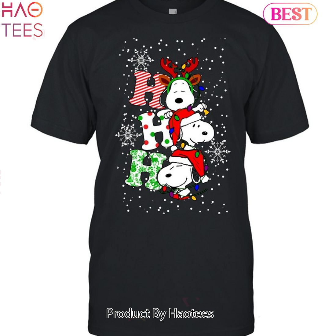NEW Ho Ho Ho Snoopy Unisex T-Shirt
