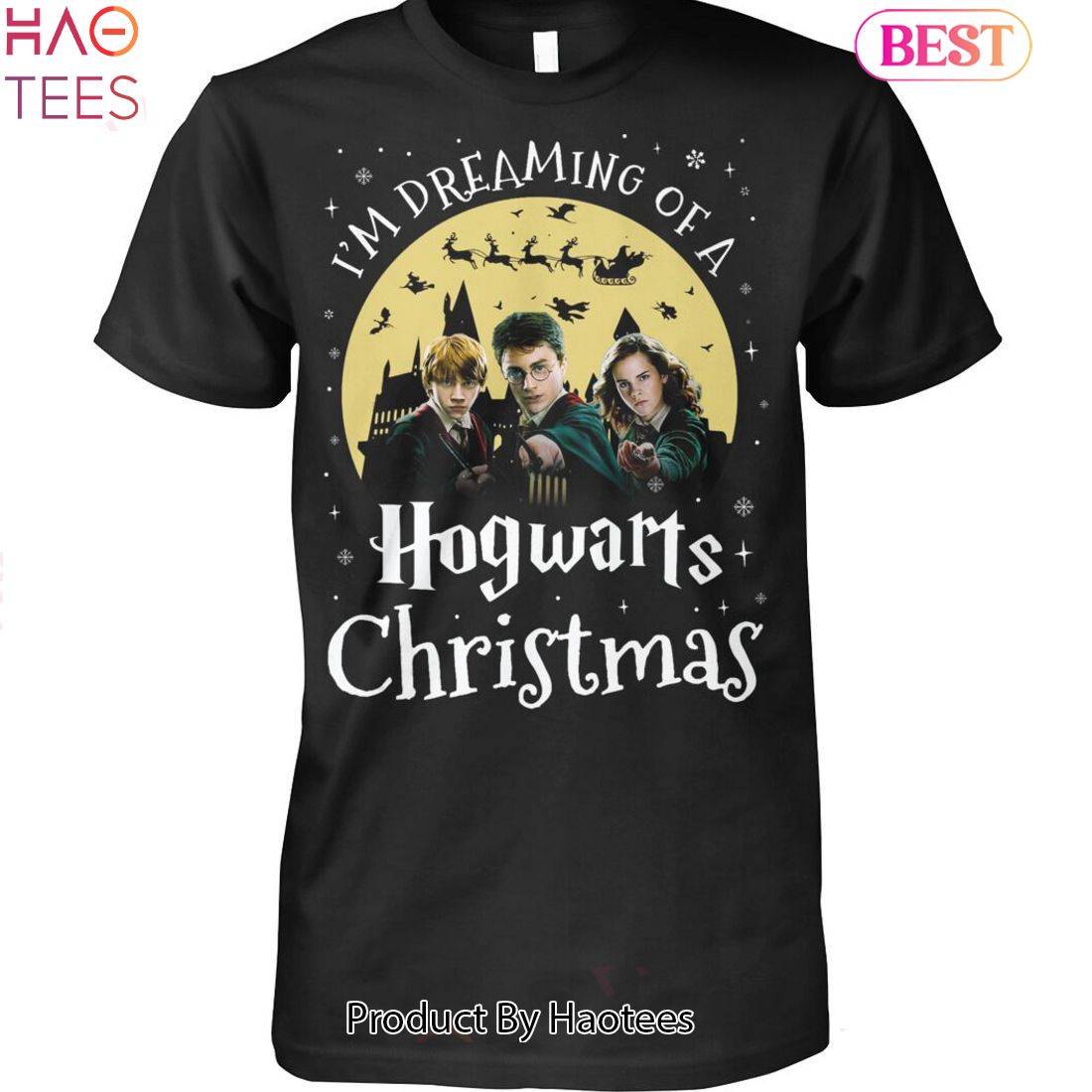 NEW Im Dreaming Of A Hogwarts Legacy Christmas Harry Potter Unisex T-Shirt