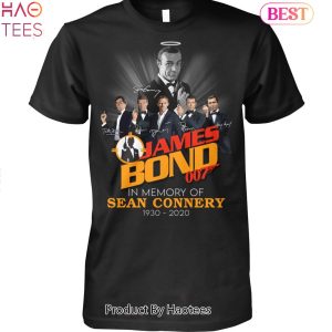NEW James Bond 007 In Memory Of Sean Connery 1930-2020 Unisex T-Shirt