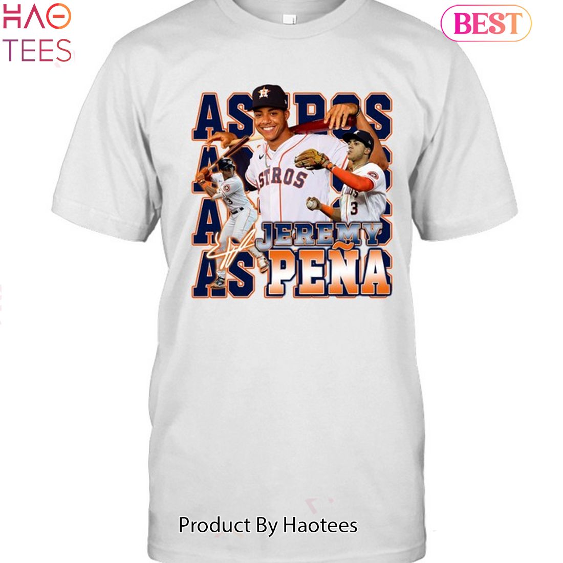 Jeremy Pena Houston Astros Team Baseball T-Shirt Gift Fans