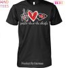 NEW Kansas City Chiefs Peace Love Unisex T-Shirt