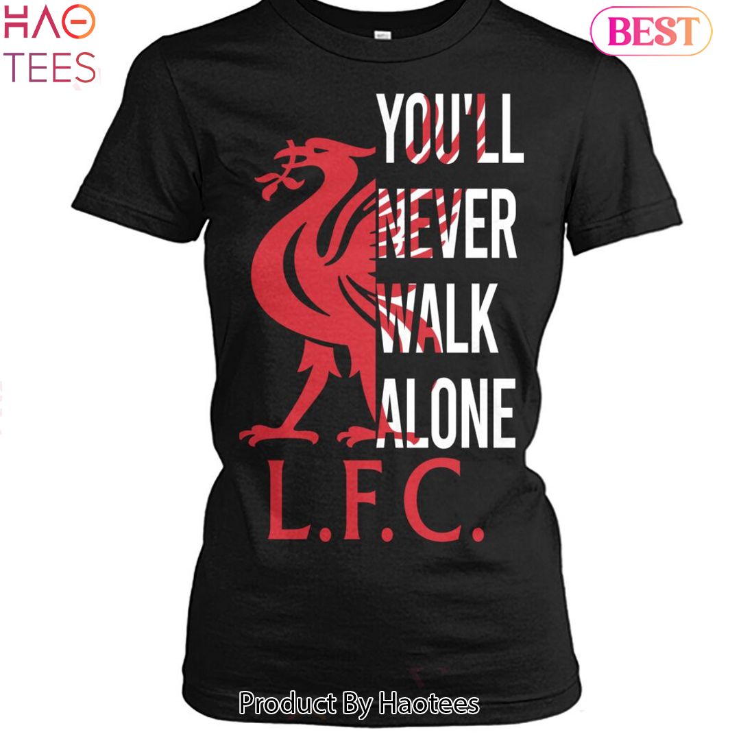NEW Liverpool F.C You Will Never Walk Alone Unisex T-Shirt NEW Liverpool F.C You Will Never Walk Alone Unisex T-Shirt