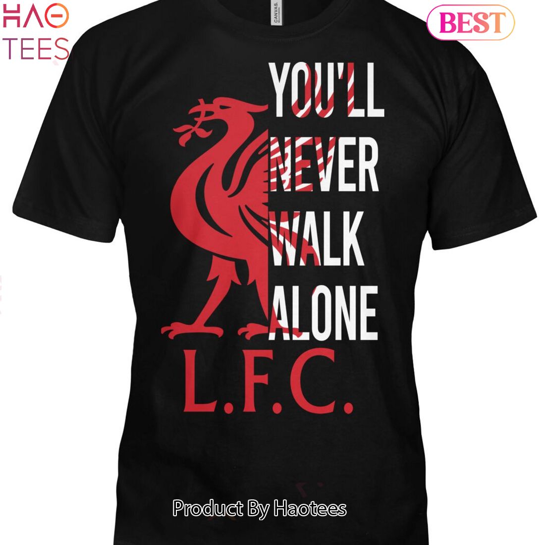 NEW Liverpool F.C You Will Never Walk Alone Unisex T-Shirt NEW Liverpool F.C You Will Never Walk Alone Unisex T-Shirt