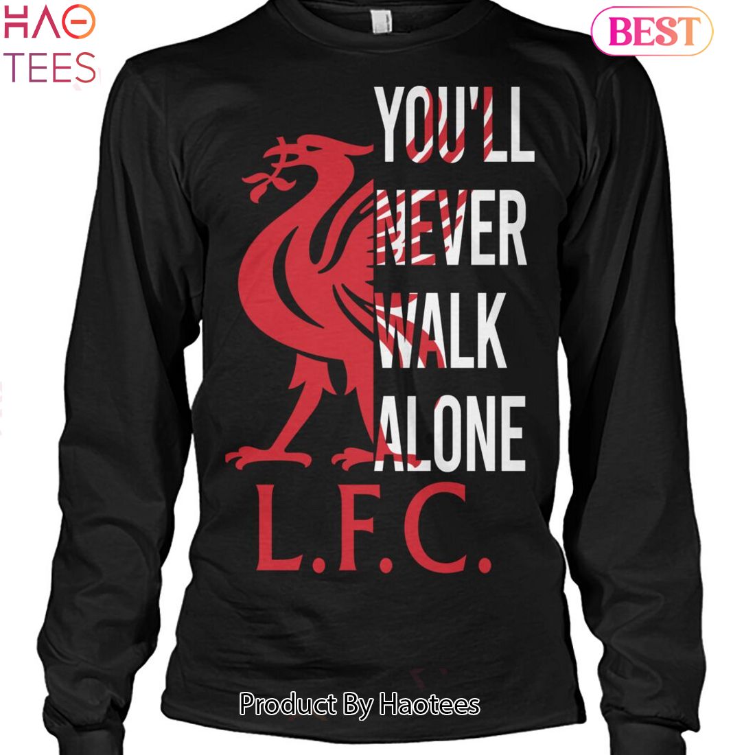 NEW Liverpool F.C You Will Never Walk Alone Unisex T-Shirt NEW Liverpool F.C You Will Never Walk Alone Unisex T-Shirt