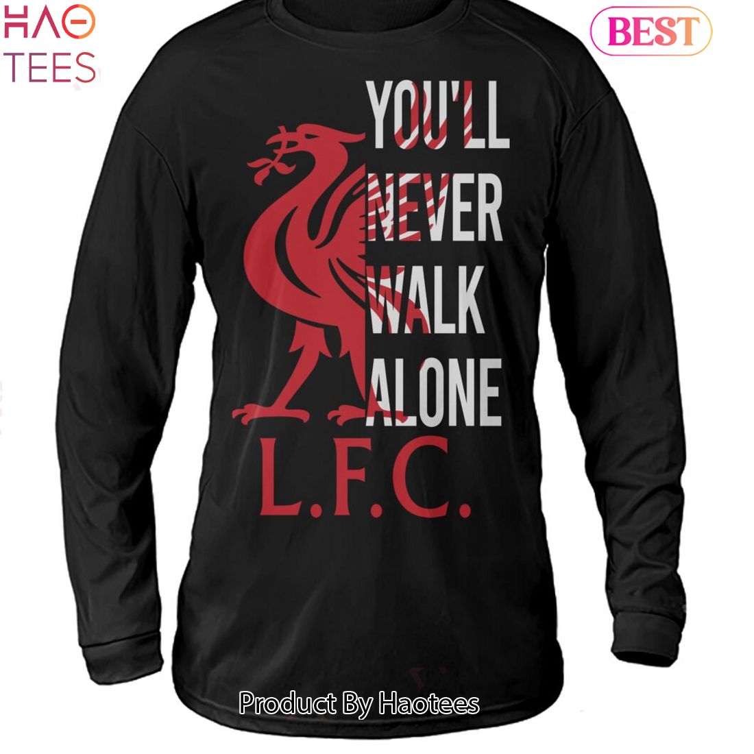 NEW Liverpool F.C You Will Never Walk Alone Unisex T-Shirt NEW Liverpool F.C You Will Never Walk Alone Unisex T-Shirt