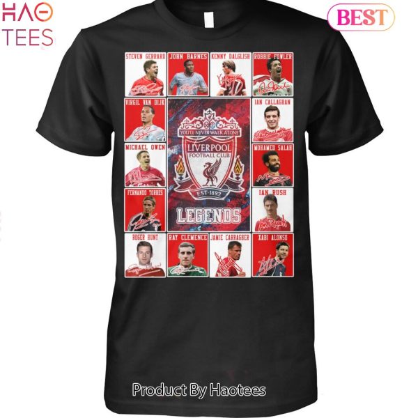 NEW Liverpool Football Clup Legends You Will Never Walk Alone Unisex T-Shirt