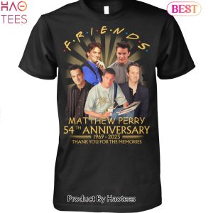 NEW Matthew Perry 1969-2023 Thank You For The Memories T-Shirt
