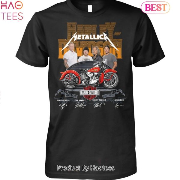 NEW Metallica Harley-Davidson Unisex T-Shirt