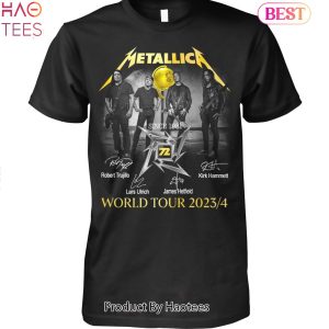 NEW Metallica World Tour 2023 4 Unisex T-Shirt