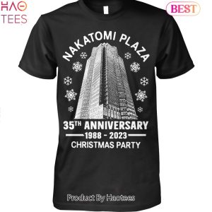 NEW Nakatomi Plaza 35 Anniversary 1988-2023 Christmas Party Unisex T-Shirt